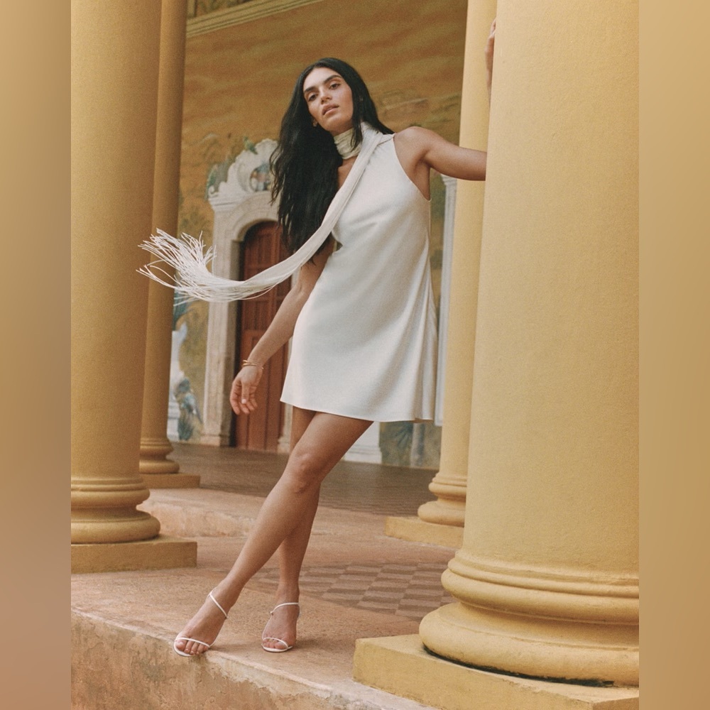 Abercrombie & Fitch White Mini Dress